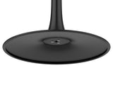 31.5" Round Modern Tulip Dining Table, Sintered Stone Tabletop with Luxury Faux Marble Print, Carbon W3316P540342