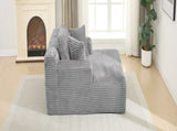 Full- compressed Chaise Lounge Sofa Bed 48.8" Upholstered Sofa Couch with Removable Pillows, Modern N719P288545E