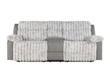 Bruni Grey Console Reclining Loveseat B201P299731