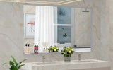 60*36" Oversized Modern Rectangle Bathroom Mirror with Silver Frame Decorative Large Wall Mirrors W708140625