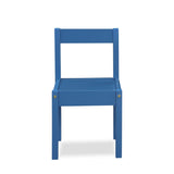 Gibson 3-Piece Dry Erase Kids Table & Two Chair Set, Dark Blue B022P174724