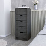 Dillon 5 Narrow Drawer Dresser, Tall Chest of Drawers B128P176103