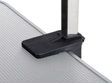 36" Folding Dog Pet Grooming Table Stainless Steel Frame Rubber Mat on Board with Adjustable Arm and 90395120