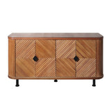 Accent Storage Cabinet, Modern Accent Buffet Cabinet Adjustable Shelves, Freestanding Sideboard W2729P202566