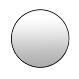 24" Large Round Black Circular Mirror W99973170