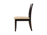 Set of 2 Lattice Back Dining Chairs, Cappuccino B016P224742