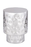 ET-90-30-16 END Table Modern Style Table made with Metal in Silver B009P321120