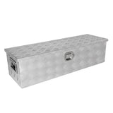 ZNTS 39 Inch Aluminum Truck Tool long Box, Gas Strut, Truck Bed Tool Box with Side Handle ,Lock and 2 W1239123729