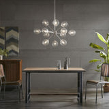 Paige 12-Light Chandelier with Oversized Globe Bulbs B03596549