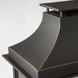 Steel wood outdoor fireplace garden wood burning chimney W853P166784