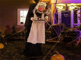 Halloween Standing Greetings Old Lady Decoration 29745196