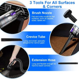 ZNTS 3 In 1 Handheld Vacuum Cleaner Cordless Car Vacuum 15000PA Rechargeable Duster with 2 Modes 2 24705807