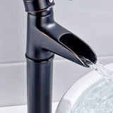 ZNTS Modern Contemporary ORB Bathroom Ceramic Hot Cold Water Mixer Tap Faucet Mixer Basin Faucet,metered W1932130185
