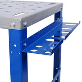 Welding Table 36"x18", 1200lbs Load Capacity Steel Welding Workbench Table on Wheels, Portable Work W465P176039