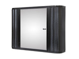 Wall-Mounted Bathroom Cabinet with Mirror, Metal Framed Mirrored Door Medicine Cabinet, 2 Inner W3122P272885