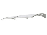 HT-200 x 100 Household Application Door Window Rain Cover Eaves Canopy Silver 38523902