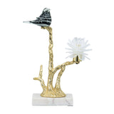 Aluminum Candle Holder with Marble Stand, 8x5x15" W2078P172361