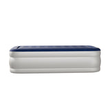 Twin Air Mattress with Built-in Pump, 18in Raised Comfort Blow up Mattress, Double Chamber Airbed, 83667549