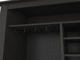DEPOT E-SHOP Mojito Bar Cabinet, One Open Drawer, One Open Shelf, Black B097133096