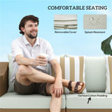 Rattan Three-Seat Sofa 30847945