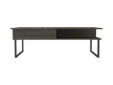 Carbon Espresso and Onyx 1-Shelf Lift Top Coffee Table B06280128