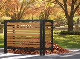 3-Panel Outdoor Air Conditioner Fence Screen, Outsideood Privacy Fence, Backyard Garden Patio 38" W2640P389716