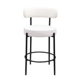 Woker Furniture Modern Counter Height Stools Set of 2, Uphsoltered 26" Seat Height Barstools with W1567P147206