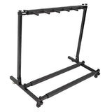 Triple Folding Multiple Guitar Holder Rack Stand Black 71330588