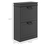 Shoe Storage Cabinet-Black 01088751