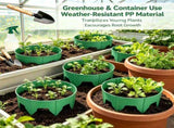 Adjustable Interlocking Grow Rings, PP Plastic Guard with SnapTogether Panels, Garden 10723368