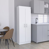 Nepal Pantry Cabinet, Space-Efficient 2-Door Design with Multiple Shelves B200P173199