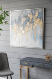 39.5" x 39.5" Modern Oil Painting, Square Framed Wall Art for Living Room Dining Room Office W2078130299