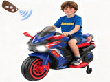 12V Electric Motorcycle for Kids, Powered Toy Motorcycle, Child Motorcycle Ride On with Light Wheels 96917311
