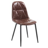 Dining Chairs Set of 2, Upholstered Faux Leather Dining Room Chairs, Modern Kitchen Chairs with W3112P254918