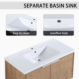 Modern Design 36 Inch Float Mounting Bathroom Vanity With Sink Soft Close Door,2 Doors-00636 W99950716
