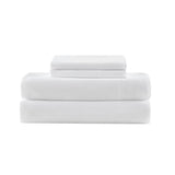 4-Piece King Luxury Cotton Sheet Set, White B035P437459