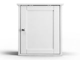 White P2 MDF painted cabinet, 34.6*20*50cm, single door with one shelf, bathroom vanit 12340414