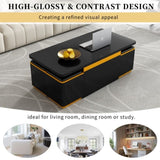 U-Can Lift-Top Coffee Table 4 Storage Stools, Modern Space Saving Center Table N724P292506B