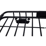 Rooftop Cargo Carrier Basket Motoring Roof Rack,Top Mount Roof Rack 42" black steel W46540105