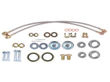 Deluxe Disc Brake Conversion Kit Drilled/Slotted Fits for Chevy Biscayne Bel Air Impala Nomad Del 04487761