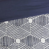 King/Cal King Cotton Jacquard Duvet Cover Set B035129132