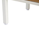 40.16" Rattan Coffee table, sliding door for storage, metal legs, Modern table for living room , 60773327