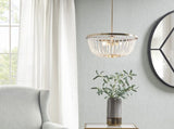2-Light Beaded Chandelier B03595695
