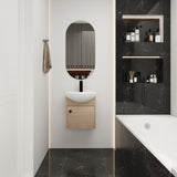 Small Size 18 Inch Bathroom Vanity With Ceramic Sink,Wall Mounting Design-G-BVB02318PLO W99959248