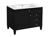 30'' Bathroom Vanity with Top Sink, Modern Bathroom Storage Cabinet with 2 Drawers and a Tip-out N710P250194B