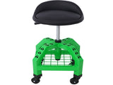 Pneumatic 360 Degree Swivel Mechanics Rolling Creeper Seat, Heavy Duty Rolling Mechanics 99179471