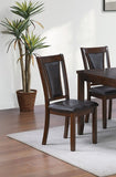 ZNTS Beautiful Dining Room Furniture Walnut / Black 6pcs Set Dining Table 4x Side Chairs Bench Unique B011P291548