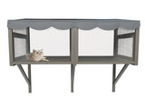 Cat Catio, Window Box Enclosure for Indoor Cats, Wooden Window Perch House, Expandable for Multi 21349107