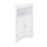 ZNTS sideboard cabinet,corner cabinet,Bathroom Floor Corner Cabinet with Doors and Shelves, Kitchen, 40200731