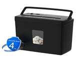 Paper Shredder for Home Use,5 Sheets Small Crosscut Paper Shredder,P-4 Security Level with 46631976